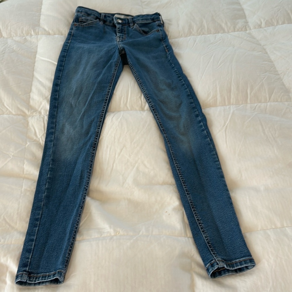 Topshop moto jeans.